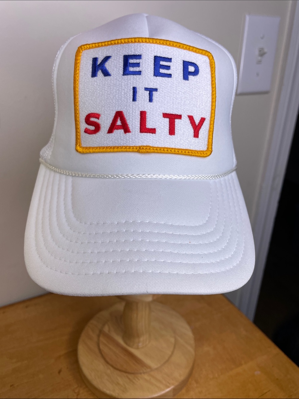 Keep It Salty White Trucker Hat